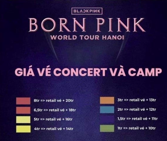Vé xem BlackPink tại Việt Nam đội giá 3-4 lần, Ban tổ chức concert cảnh báo lừa đảo! Vé xem BlackPink tại Việt Nam đội giá 3-4 lần, Ban tổ chức concert cảnh báo lừa đảo!