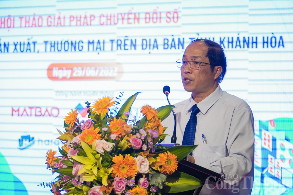 Khánh Hòa tìm giải pháp chuyển đổi số cho các đơn vị sản xuất, thương mại