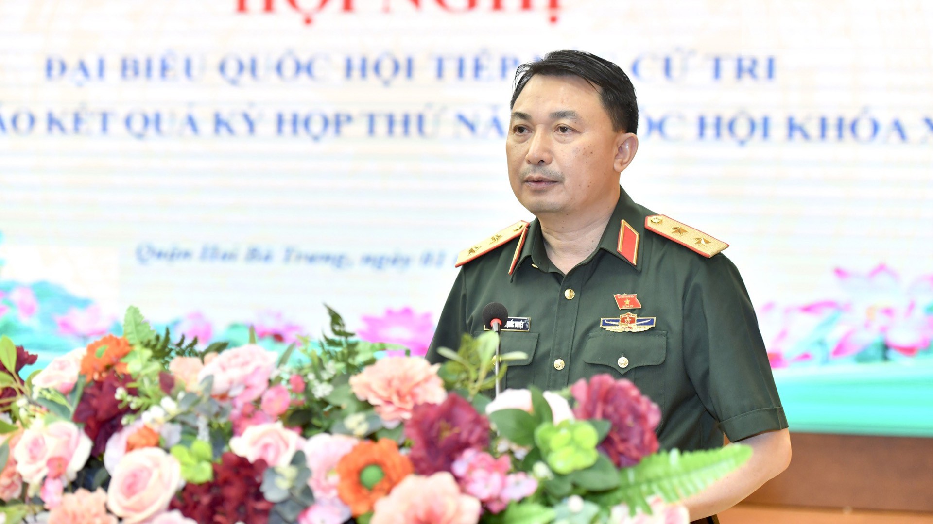 [Ảnh] Tổng Bí thư Nguyễn Phú Trọng tiếp xúc cử tri thành phố Hà Nội ảnh 9