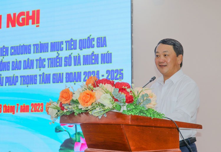 Sơ kết 3 năm thực hiện Chương trình MTTQ phát triển vùng đồng bào DTTS và miền núi phía Nam Sơ kết 3 năm thực hiện Chương trình MTTQ phát triển vùng đồng bào DTTS và miền núi phía Nam