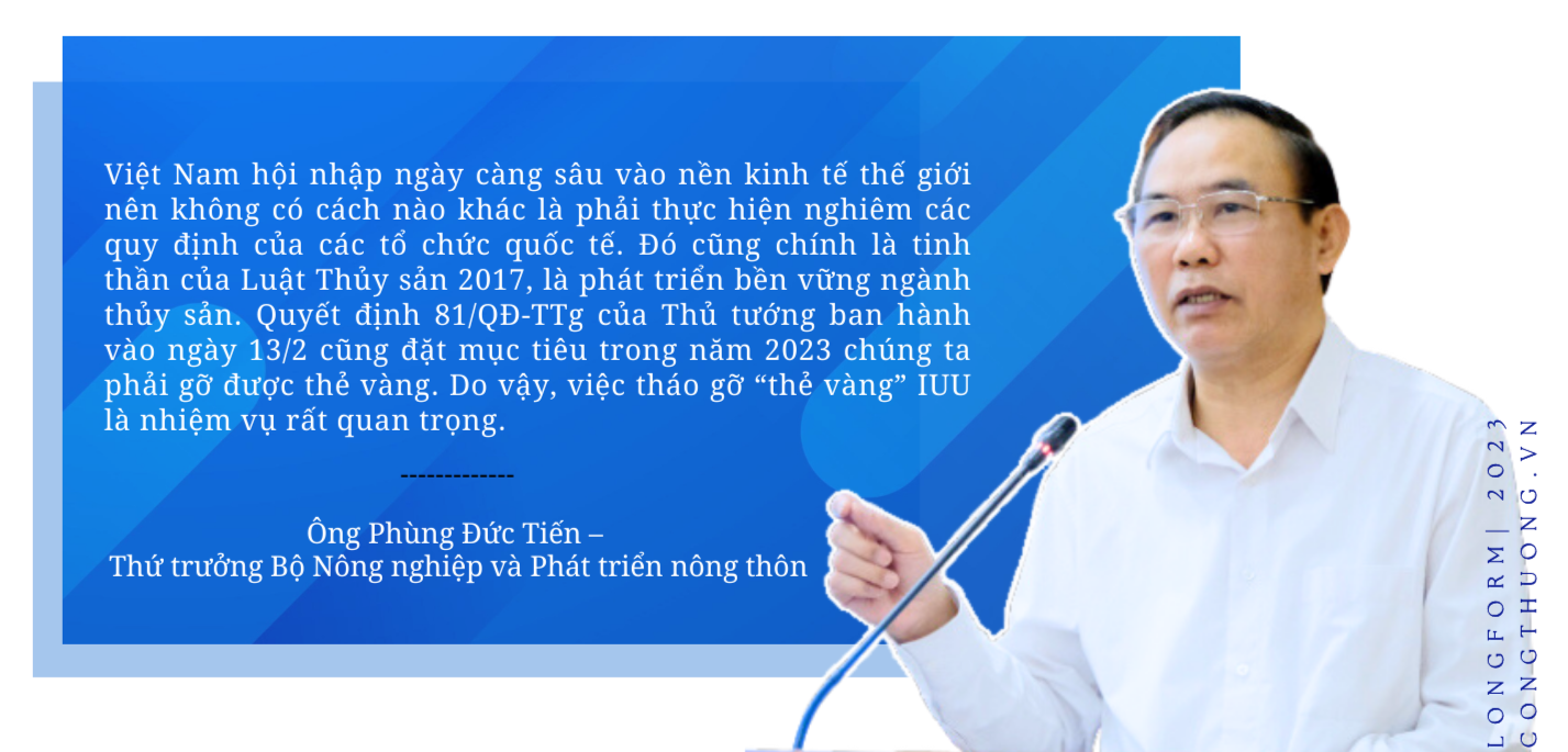 Longform | Gỡ “thẻ vàng” IUU: Hành trình gần 6 năm và kỳ vọng sớm hái “quả ngọt” Longform | Gỡ “thẻ vàng” IUU: Hành trình gần 6 năm và kỳ vọng sớm hái “quả ngọt”