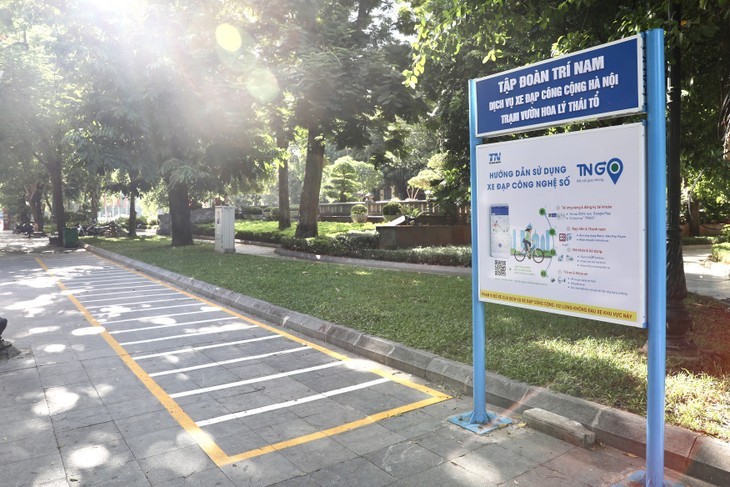 Hà Nội: Nhiều trạm xe đạp công cộng với giá thuê chỉ từ 5 nghìn đồng/30 phút Hà Nội: Nhiều trạm xe đạp công cộng với giá thuê chỉ từ 5 nghìn đồng/30 phút