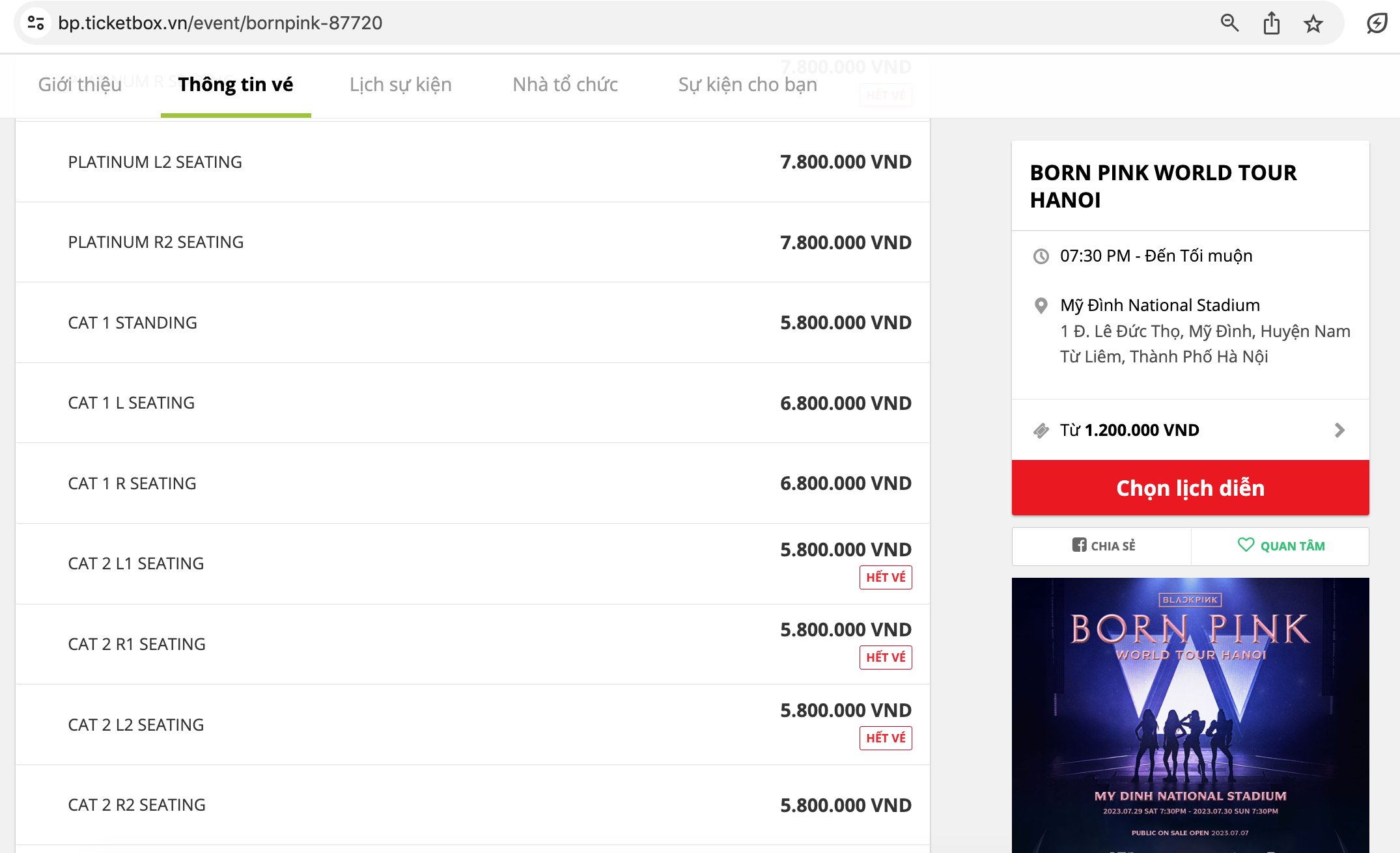 Vé concert Blackpink: Cung lớn hơn cầu, phe vé chịu lỗ cả tiền triệu