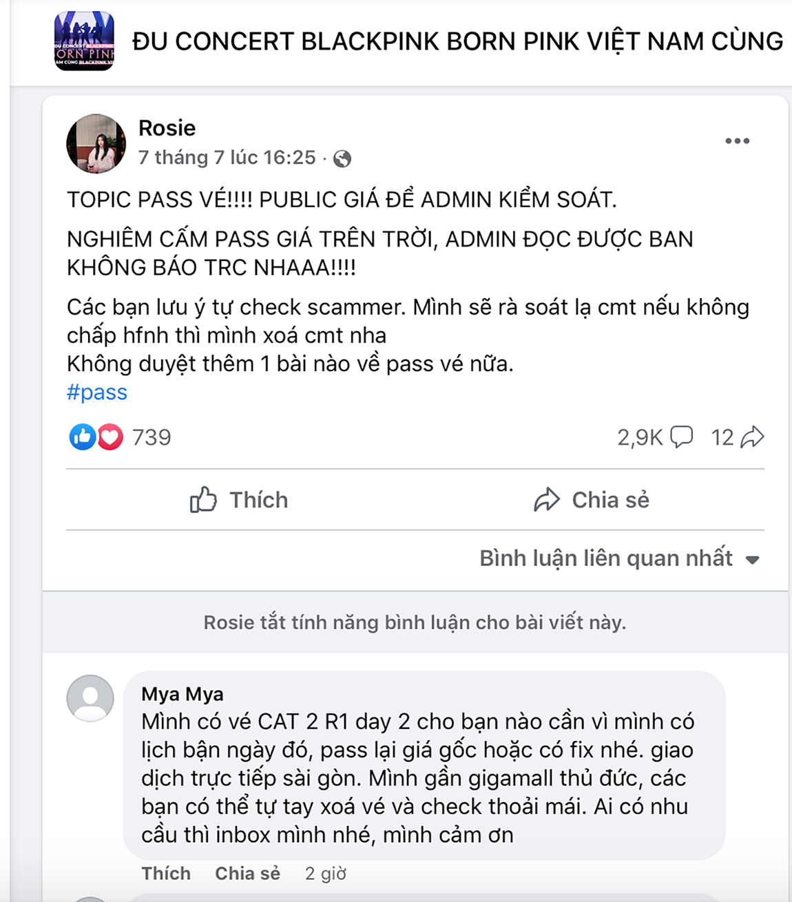 Vé concert Blackpink: Cung lớn hơn cầu, phe vé chịu lỗ cả tiền triệu