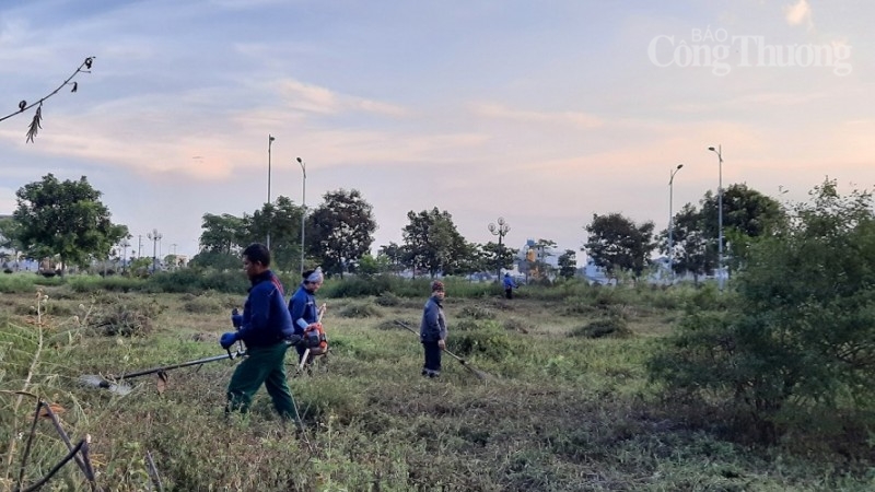 Bí thư Thành ủy TP. Thanh Hóa chỉ đạo cắt cỏ, sửa chữa Công viên Quảng Xá