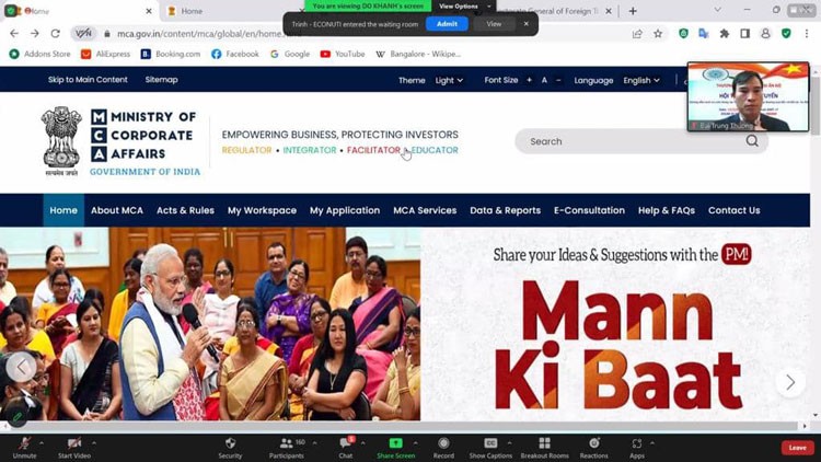 Sự quan tâm của doanh nghiệp Việt Nam tới thị trường Ấn Độ ngày càng lớn Sự quan tâm của doanh nghiệp Việt Nam tới thị trường Ấn Độ ngày càng lớn