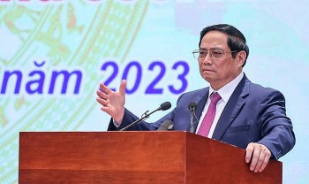 Thủ tướng Phạm Minh Chính: Ngân hàng phải ưu tiên vốn cho đầu tư, xuất khẩu và tiêu dùng