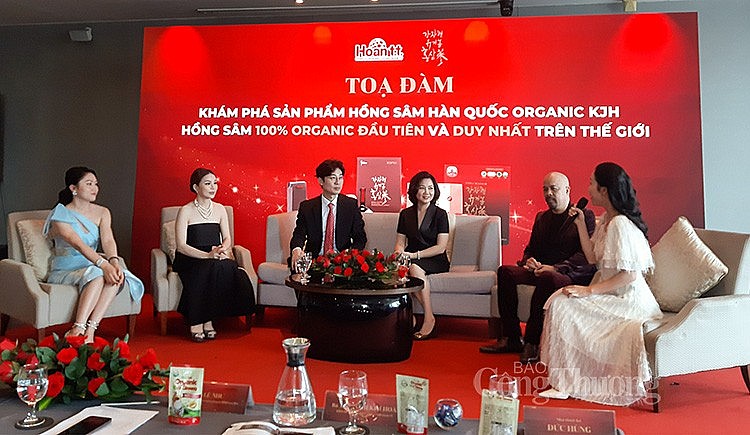 trong khuôn khổ sự kiện đã diễn ra tọa đàm khám phá sản phẩm hồng sâm Hàn Quốc organic KJH trong khuôn khổ sự kiện đã diễn ra tọa đàm khám phá sản phẩm hồng sâm Hàn Quốc organic KJH