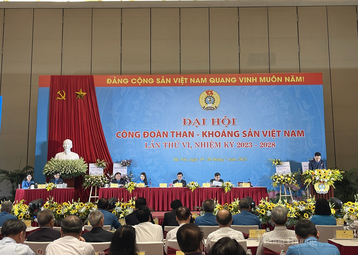 Đại hội Công đoàn Than - Khoáng sản Việt Nam lần thứ VI, nhiệm kỳ 2023 - 2028