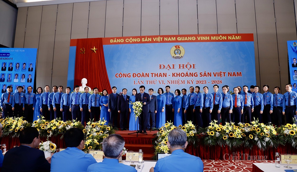 Đại hội Công đoàn Than - Khoáng sản Việt Nam lần thứ VI, nhiệm kỳ 2023 - 2028