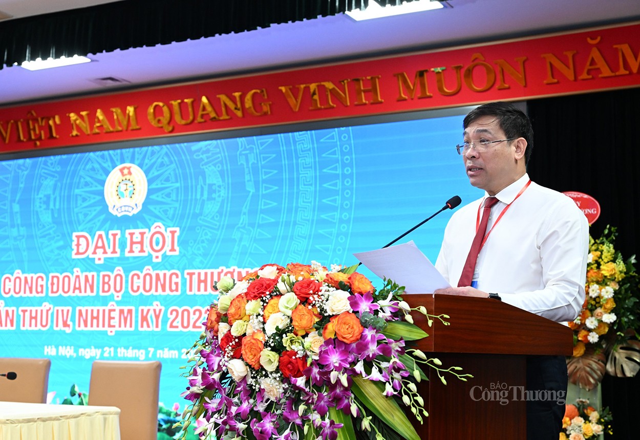 Khai mạc phiên thứ nhất Đại hội Công đoàn Bộ Công Thương lần thứ IV, nhiệm kỳ 2023 - 2028