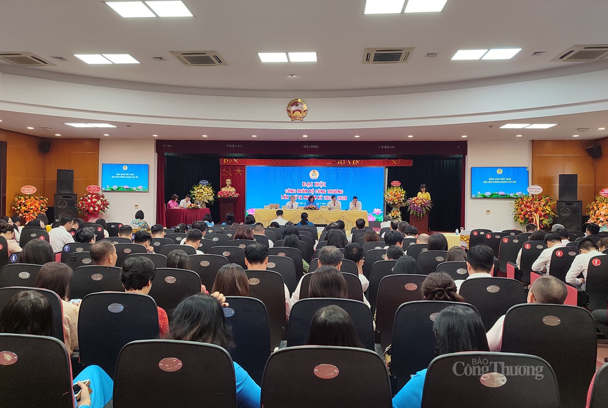 Khai mạc phiên thứ nhất Đại hội Công đoàn Bộ Công Thương lần thứ IV, nhiệm kỳ 2023 - 2028