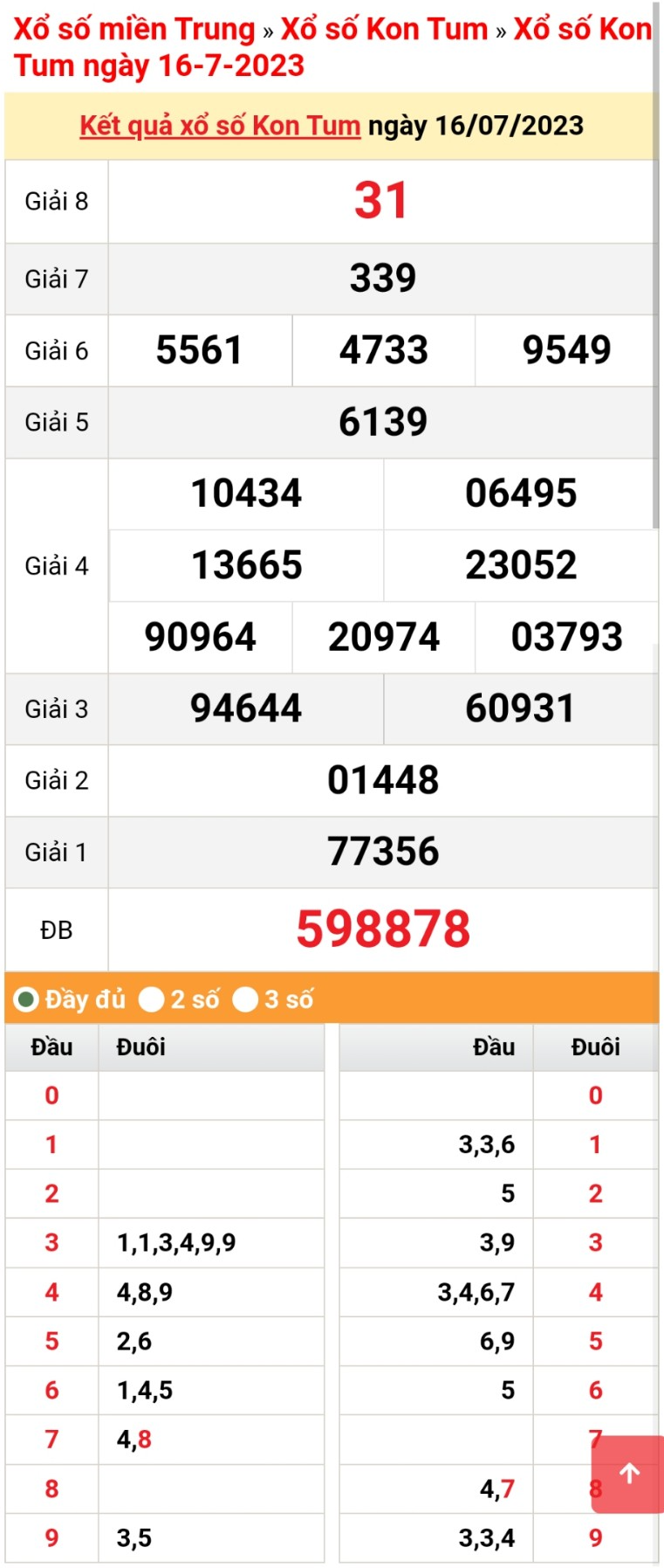 XSKT 16/7, trực tiếp kết quả xổ số Kon Tum Chủ nhật ngày 16/7/2023.