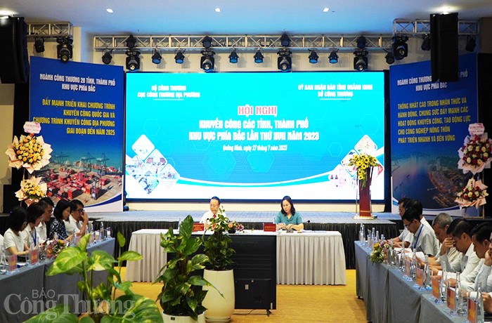 Đang diễn ra hội nghị khuyến công các tỉnh, thành phố khu vực phía Bắc năm 2023 Đang diễn ra hội nghị khuyến công các tỉnh, thành phố khu vực phía Bắc năm 2023