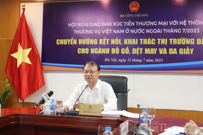 Hội nghị giao ban xúc tiến thương mại với hệ thống thương vụ Việt Nam tháng 7/2023 Hội nghị giao ban xúc tiến thương mại với hệ thống thương vụ Việt Nam tháng 7/2023
