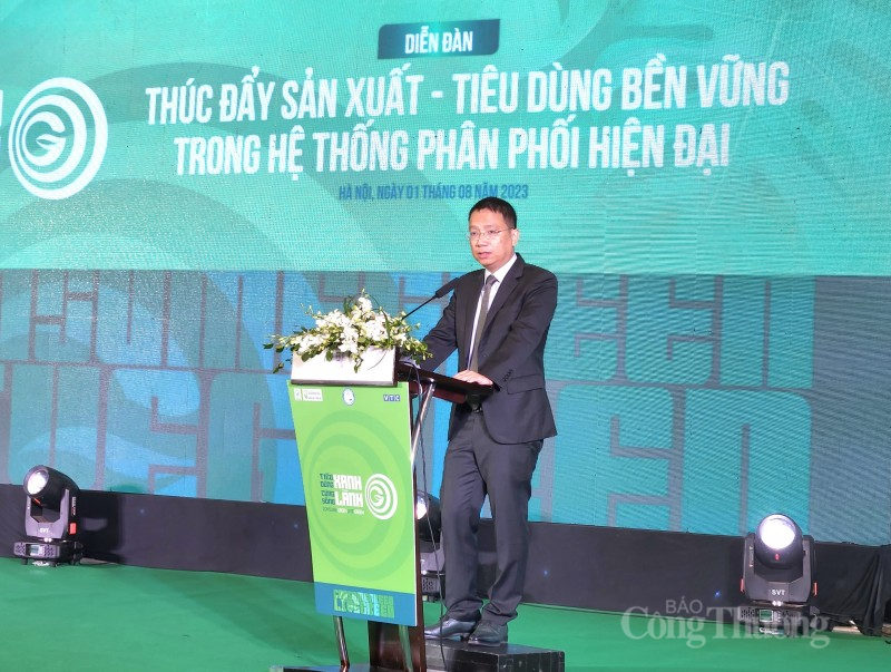 Diễn đàn "Thúc đẩy sản xuất tiêu dùng bền vững trong hệ thống phân phối hiện đại" Diễn đàn "Thúc đẩy sản xuất tiêu dùng bền vững trong hệ thống phân phối hiện đại"