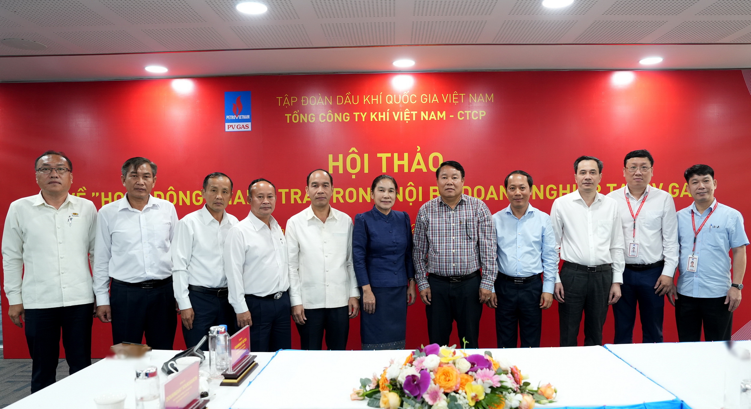 Đoàn thanh tra Nhà nước Lào nghiên cứu kinh nghiệm thực tiễn tại PV GAS Đoàn thanh tra Nhà nước Lào nghiên cứu kinh nghiệm thực tiễn tại PV GAS