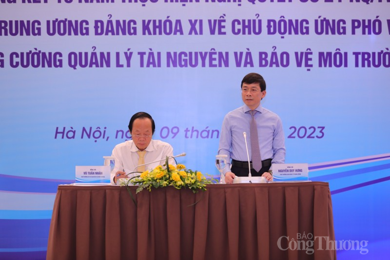 Tổng kết 10 năm thực hiện Nghị quyết số 24 về chủ động ứng phó biến đổi khí hậu Tổng kết 10 năm thực hiện Nghị quyết số 24 về chủ động ứng phó biến đổi khí hậu