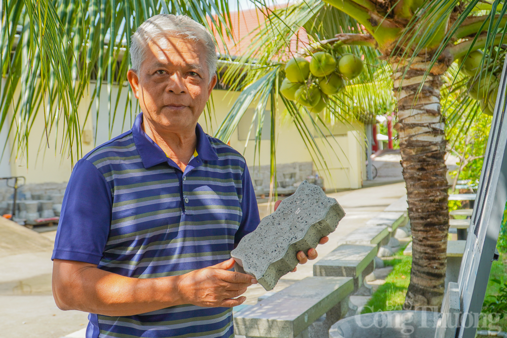 ‘Nhốt’ rác thải nhựa vào bê tông ‘Nhốt’ rác thải nhựa vào bê tông