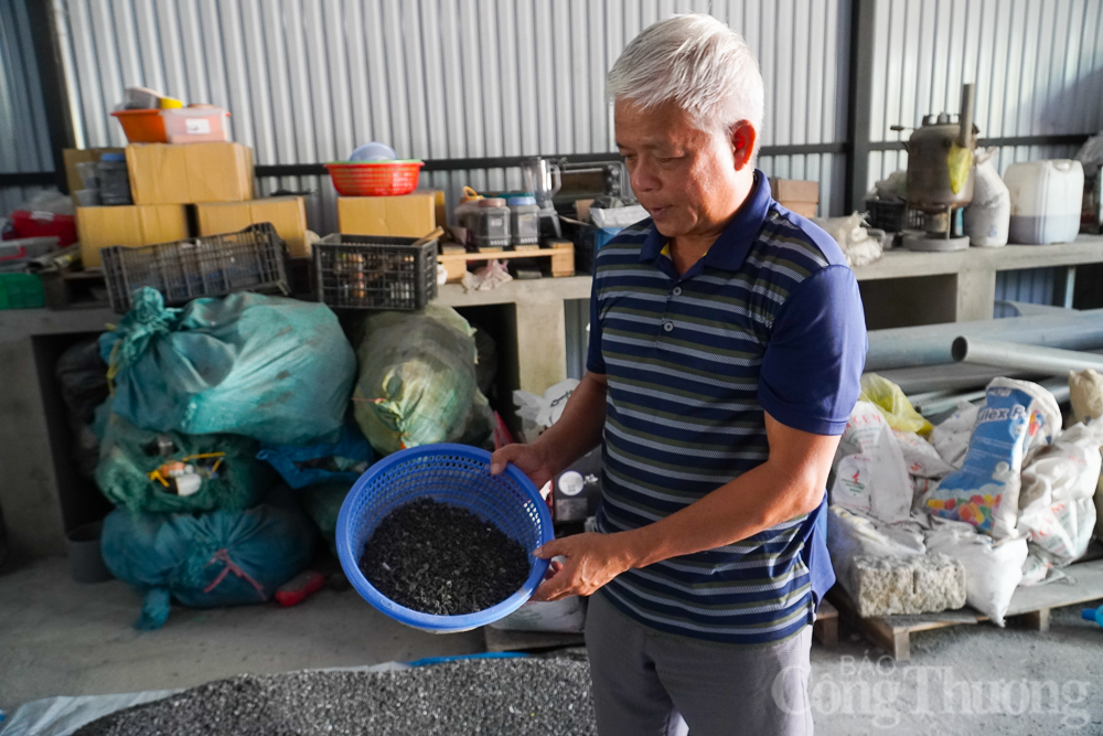 ‘Nhốt’ rác thải nhựa vào bê tông ‘Nhốt’ rác thải nhựa vào bê tông