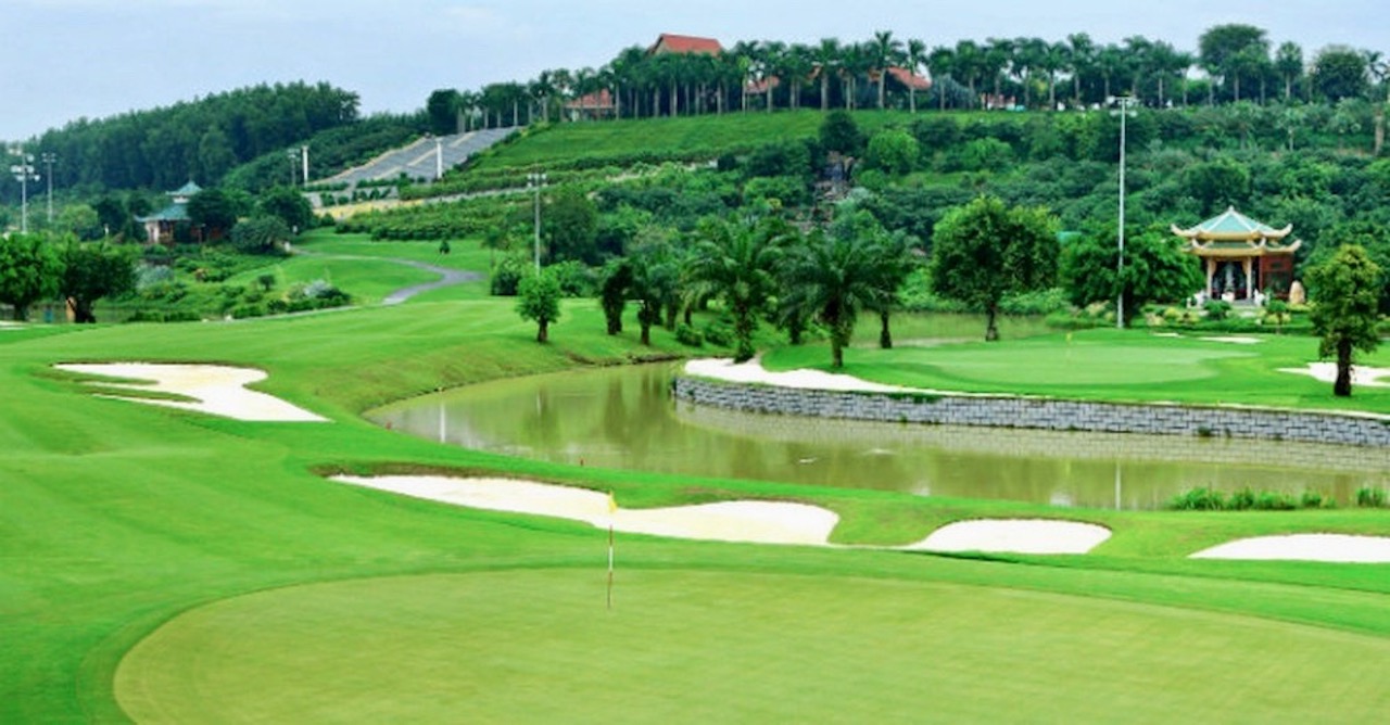 Sân Golf xã Minh Trí nằm trong Quy hoạch rừng năm 2008. Ảnh: CTV