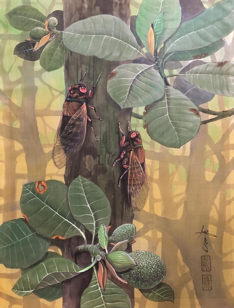 Tranh Âm vang mùa hè - NVCC Tranh Âm vang mùa hè - NVCC