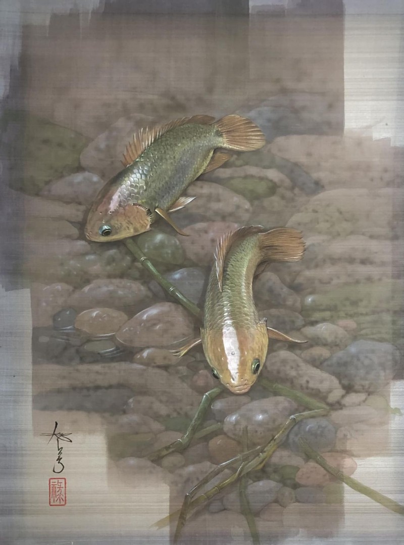 Tranh Sau mưa - NVCC Tranh Sau mưa - NVCC