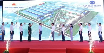 Thanh Hóa: Khởi công nhà máy sản xuất giày dép xuất khẩu tổng mức đầu tư 42 triệu USD