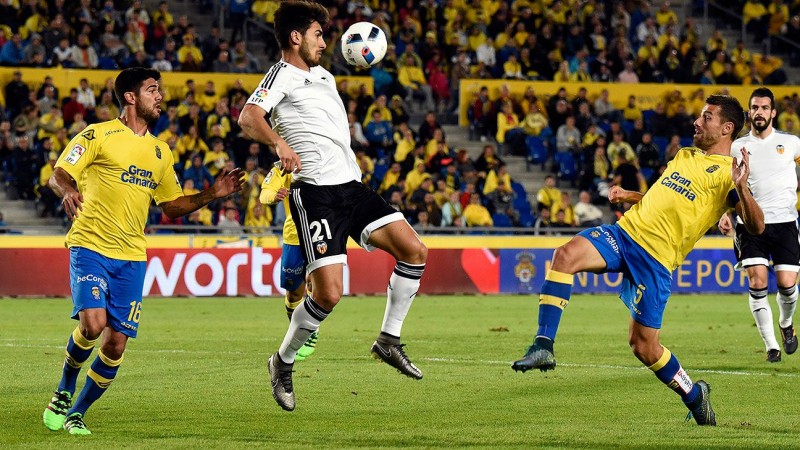 Valencia đối đầu Las Palmas. Nguồn: ESPN