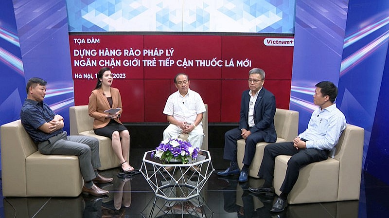 Tọa đàm “Dựng hàng rào pháp lý ngăn chặn giới trẻ tiếp cận thuốc lá mới” Tọa đàm “Dựng hàng rào pháp lý ngăn chặn giới trẻ tiếp cận thuốc lá mới”