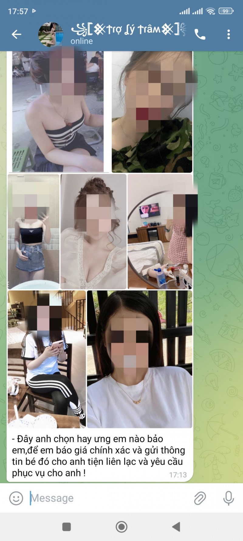 Mạng xã hội trở thành công cụ môi giới, mua bán mại dâm Mạng xã hội trở thành công cụ môi giới, mua bán mại dâm