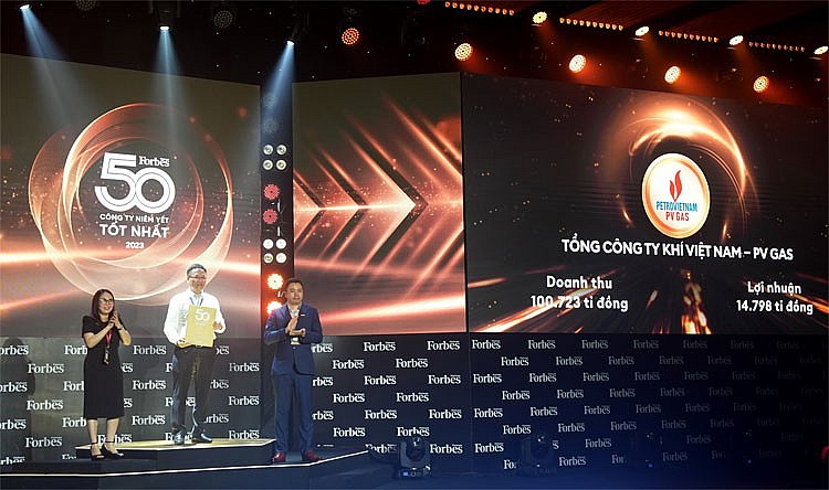 PV GAS liên tiếp nhận vinh danh “Top 50 Công ty niêm yết tốt nhất Việt Nam năm 2023” PV GAS liên tiếp nhận vinh danh “Top 50 Công ty niêm yết tốt nhất Việt Nam năm 2023”