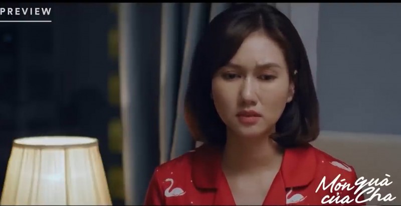Quyên áy náy vì chuyện Hiếu phải đi làm thêm. Ảnh chụp màn hình Quyên áy náy vì chuyện Hiếu phải đi làm thêm. Ảnh chụp màn hình