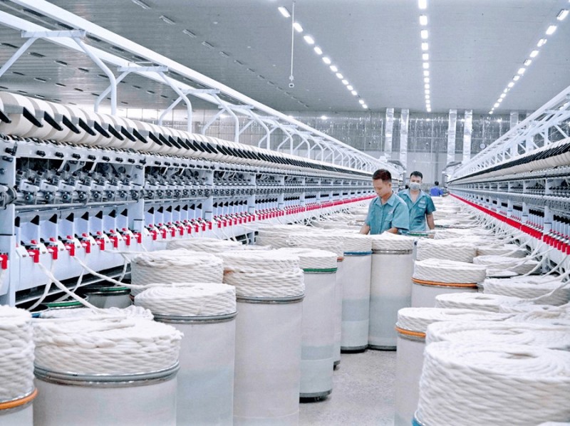 Dây chuyền sản xuất của Công ty TNHH Logitex (Cụm công nghiệp Vũ Ninh, Kiến Xương)  - Ảnh: Sở Công Thương Thái Bình Dây chuyền sản xuất của Công ty TNHH Logitex (Cụm công nghiệp Vũ Ninh, Kiến Xương)  - Ảnh: Sở Công Thương Thái Bình
