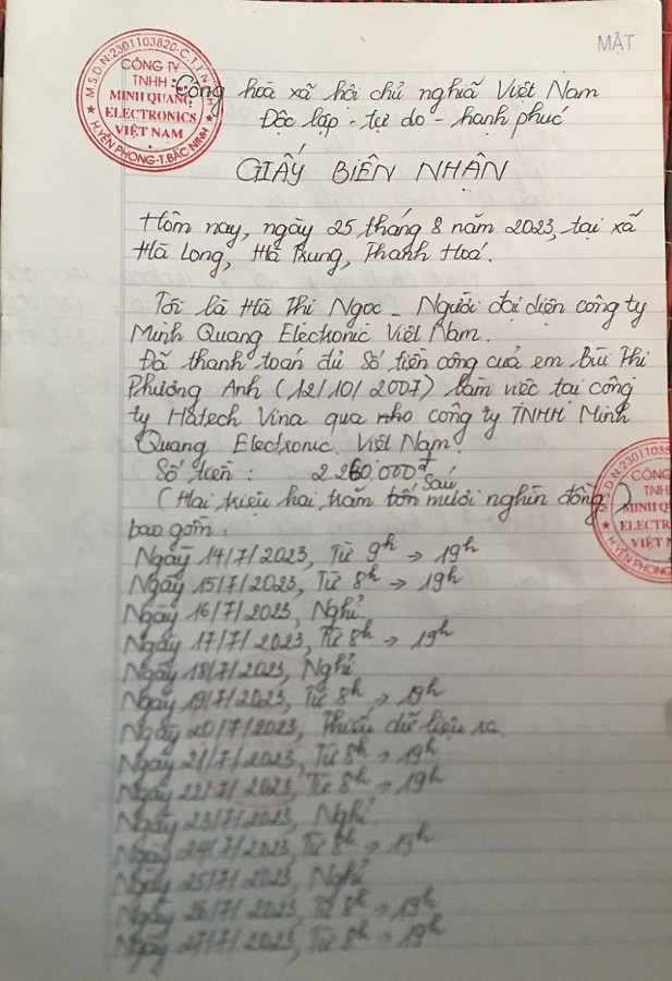 Bài 2: Trường trung cấp nghề Bỉm Sơn “bắt tay” Công ty Toàn Cầu ký hợp đồng “mua bán học sinh”