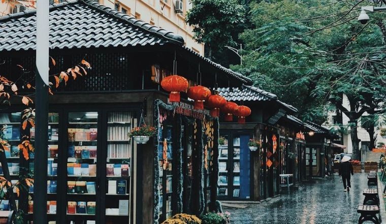 Phố sách. Nguồn internet Phố sách. Nguồn internet