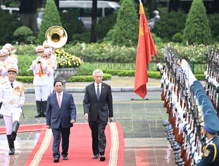 Thủ tướng Phạm Minh Chính chủ trì lễ đón Thủ tướng Singapore Lý Hiển Long thăm chính thức Việt Nam Thủ tướng Phạm Minh Chính chủ trì lễ đón Thủ tướng Singapore Lý Hiển Long thăm chính thức Việt Nam