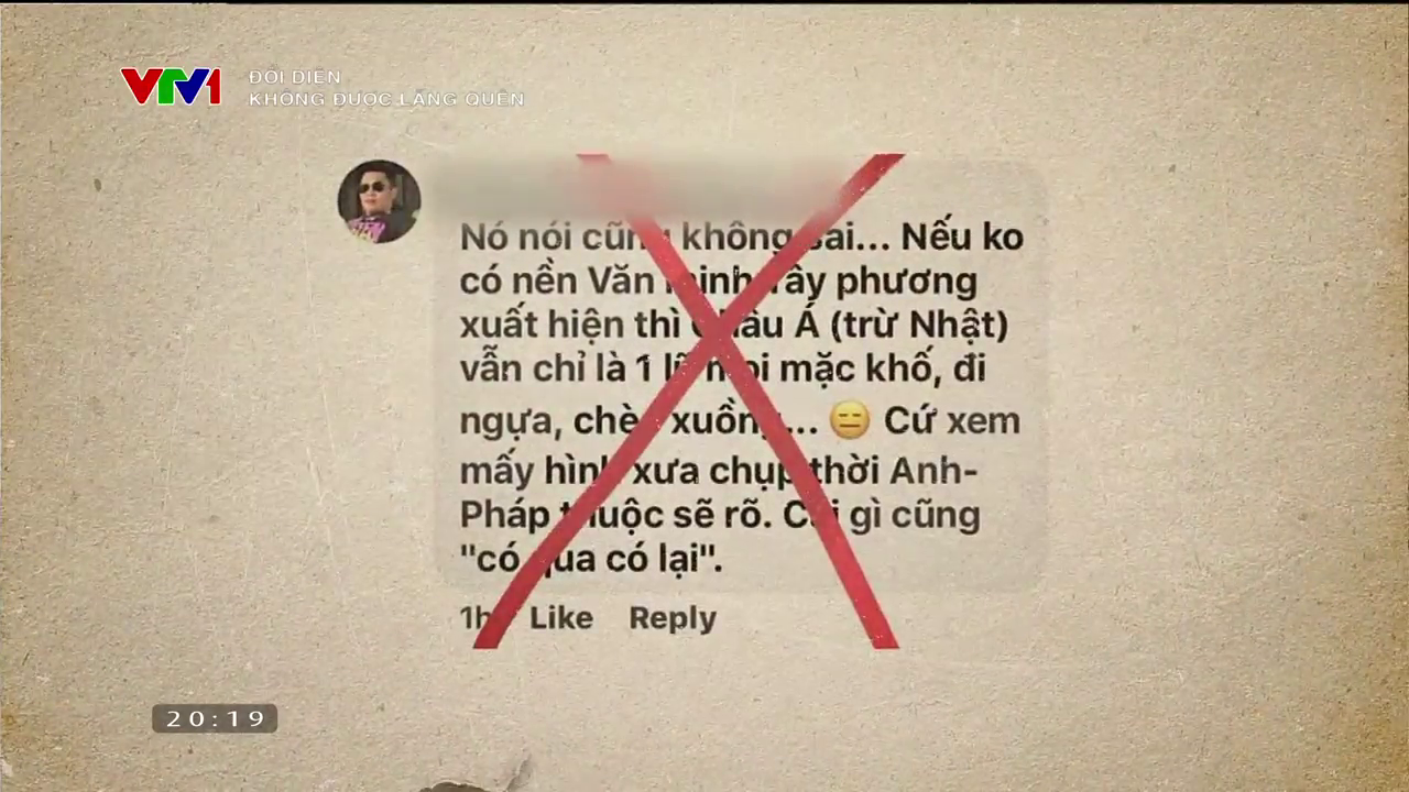 Không được lãng quên lịch sử đầy tự hào của dân tộc Việt Nam Không được lãng quên lịch sử đầy tự hào của dân tộc Việt Nam