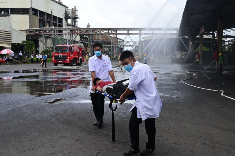 Vedan Việt Nam tập huấn kỹ năng PCCC cho nhân viên Vedan Việt Nam tập huấn kỹ năng PCCC cho nhân viên