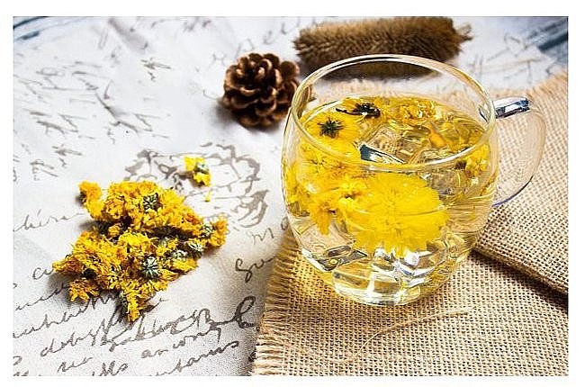 đồ uống hỗ trợ giảm cân, thải độc, đẹp da thì không thể thiếu trà hoa cúc đồ uống hỗ trợ giảm cân, thải độc, đẹp da thì không thể thiếu trà hoa cúc