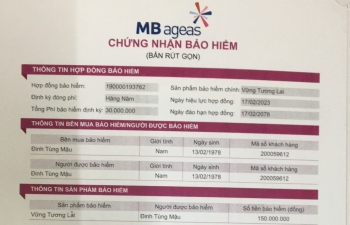 Đến MB gửi tiết kiệm,khách hàng được tư vấn “tách sổ”, nhận về “chứng nhận bảo hiểm” đáo hạn khi 100 tuổi