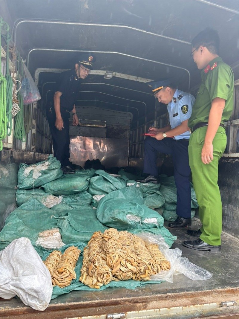 Thu giữ 1.400kg lòng bò đông lạnh không rõ nguồn gốc, xuất xứ ở Cao Bằng Thu giữ 1.400kg lòng bò đông lạnh không rõ nguồn gốc, xuất xứ ở Cao Bằng