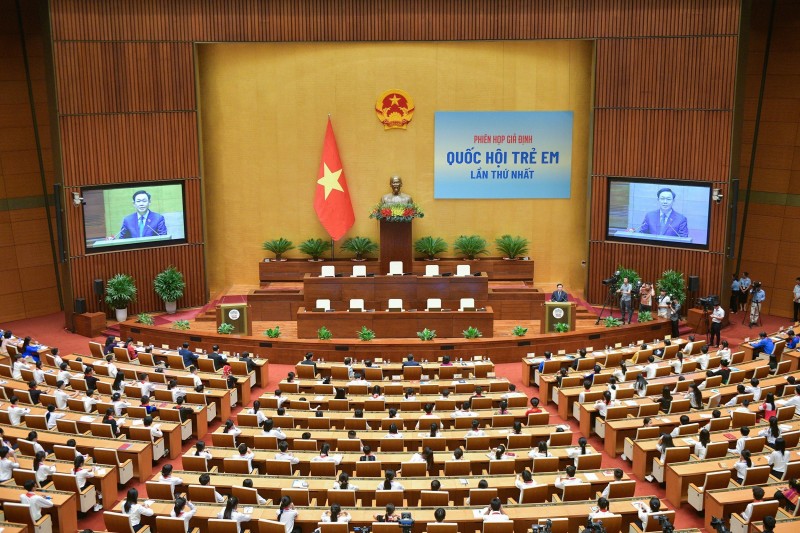 "Đại biểu Quốc hội trẻ em" tự tin khi "đóng vai" lãnh đạo Quốc hội, Chính phủ "Đại biểu Quốc hội trẻ em" tự tin khi "đóng vai" lãnh đạo Quốc hội, Chính phủ