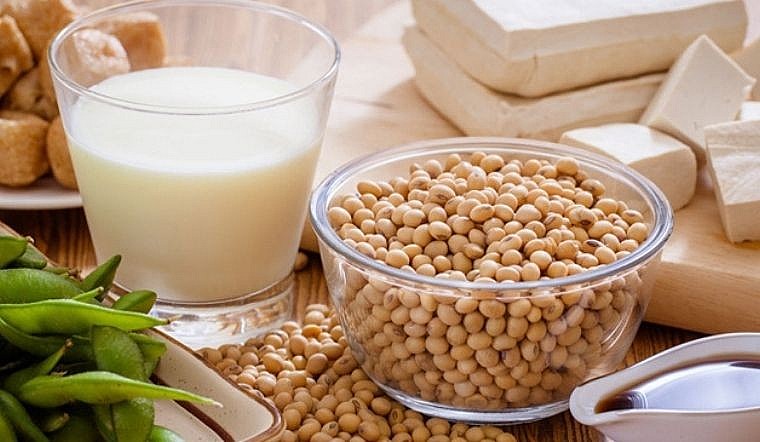 Đậu nành có tác dụng thúc đẩy và chuyển hóa collagen rất cao Đậu nành có tác dụng thúc đẩy và chuyển hóa collagen rất cao