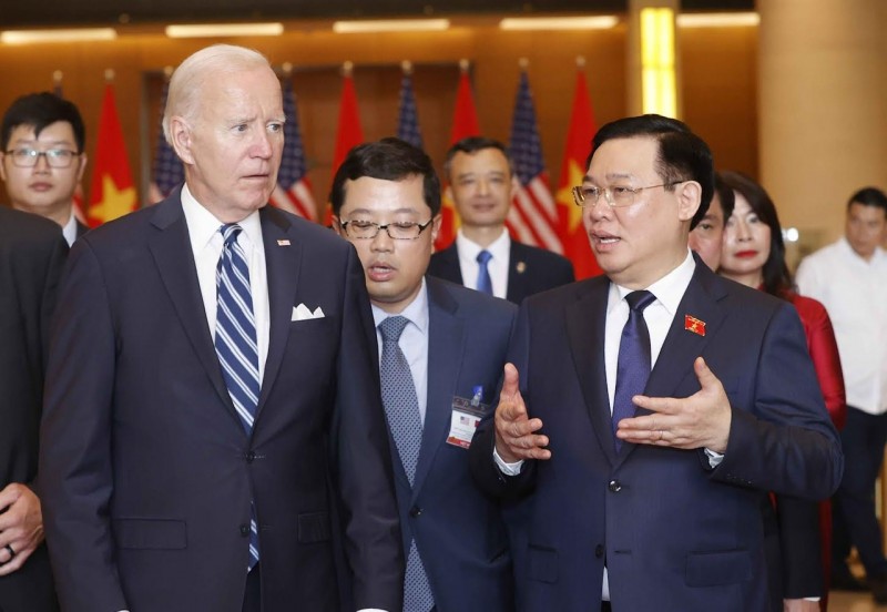 Chủ tịch Quốc hội Vương Đình Huệ hội kiến Tổng thống Hoa Kỳ Joe Biden Chủ tịch Quốc hội Vương Đình Huệ hội kiến Tổng thống Hoa Kỳ Joe Biden