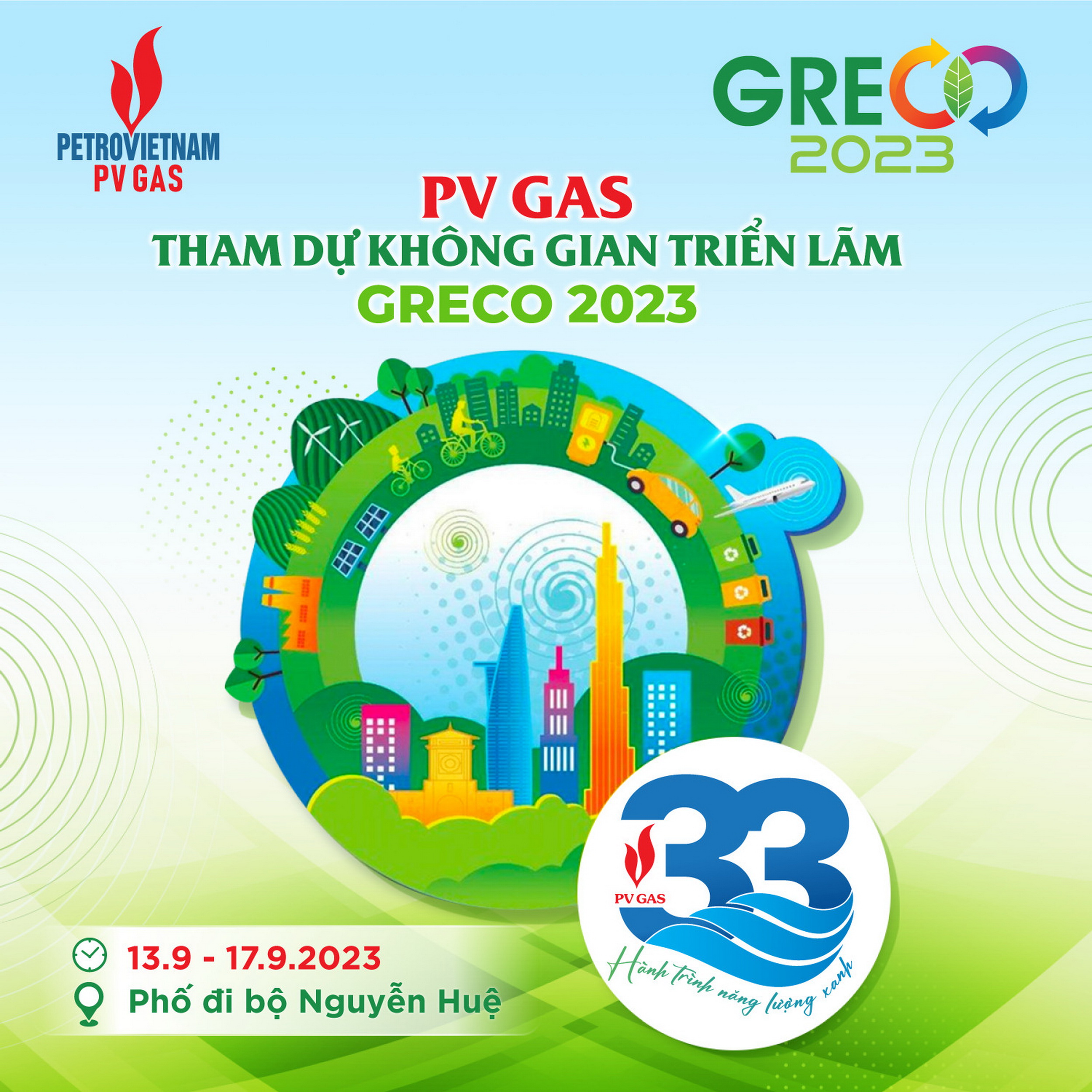 Tổng Công ty Khí Việt Nam tham gia GRECO 2023 Tổng Công ty Khí Việt Nam tham gia GRECO 2023