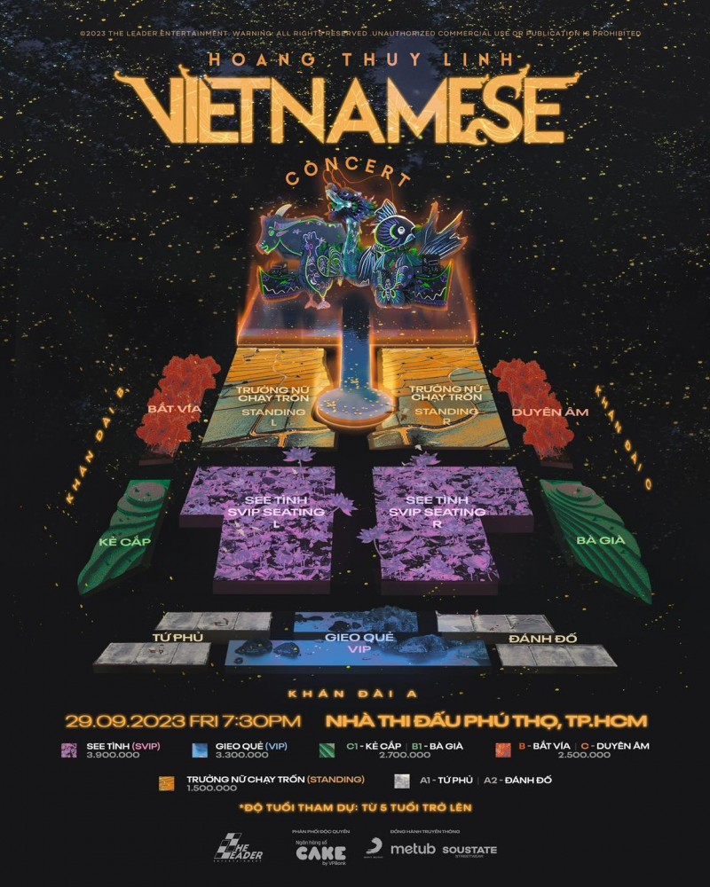Sơ đồ chỗ ngồi trong VIETNAMESE CONCERT. Ảnh facebook nhân vật Sơ đồ chỗ ngồi trong VIETNAMESE CONCERT. Ảnh facebook nhân vật