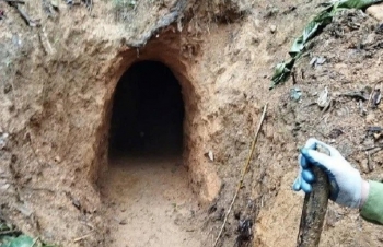 Thanh Hóa: Phát hiện hầm khai thác vàng trái phép sâu hun hút trong rừng đặc dụng