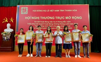 Dòng họ Lê Việt Nam gây quỹ hàng chục tỷ đồng cho khuyến học khuyến tài