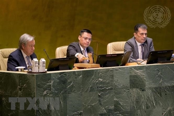 Việt Nam chung tay xây dựng lòng tin và thúc đẩy đoàn kết toàn cầu | Chính trị | Vietnam+ (VietnamPlus)